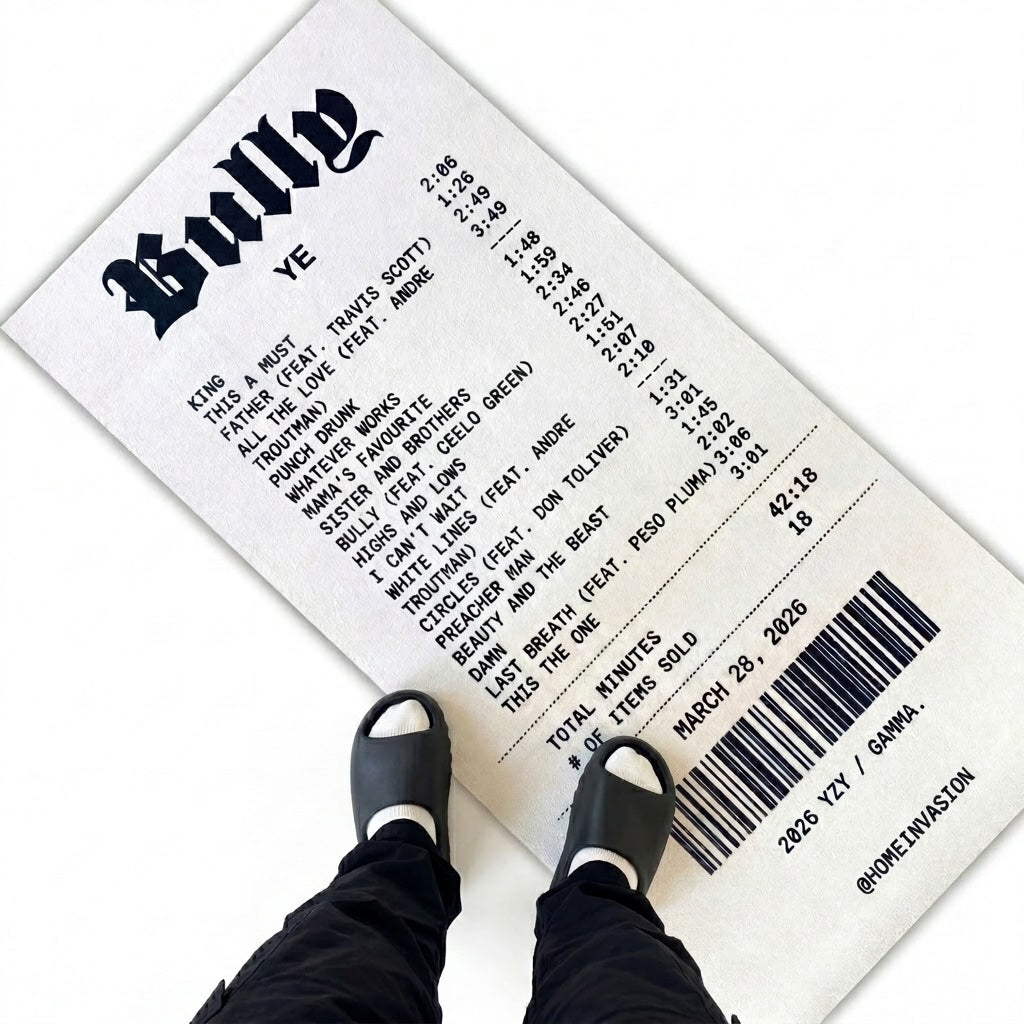 Song Receipt Rug Receipt Rugs – Home1nvasion